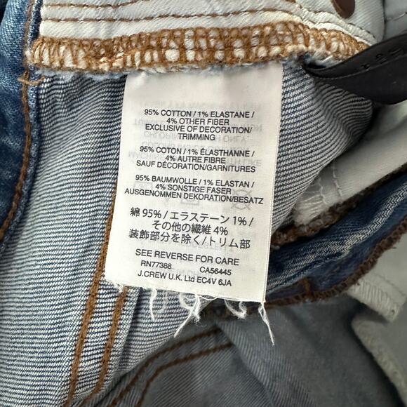 Madewell High Rise Button Fly Denim Shorts Frayed Hem Blue Women’s Sz 26 H6543 - Picture 5 of 8